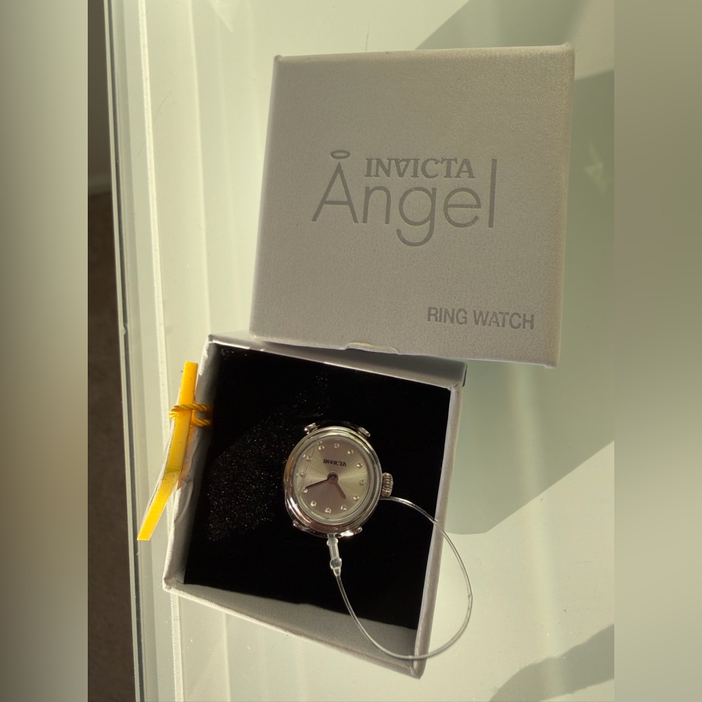 Invicta Silver Ring Watch Adjustable